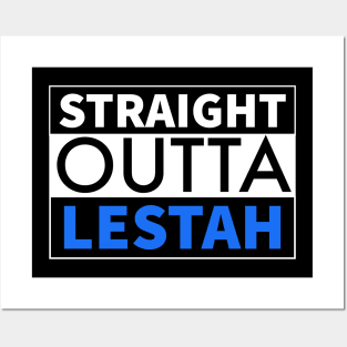 Straight outta Lestah Posters and Art